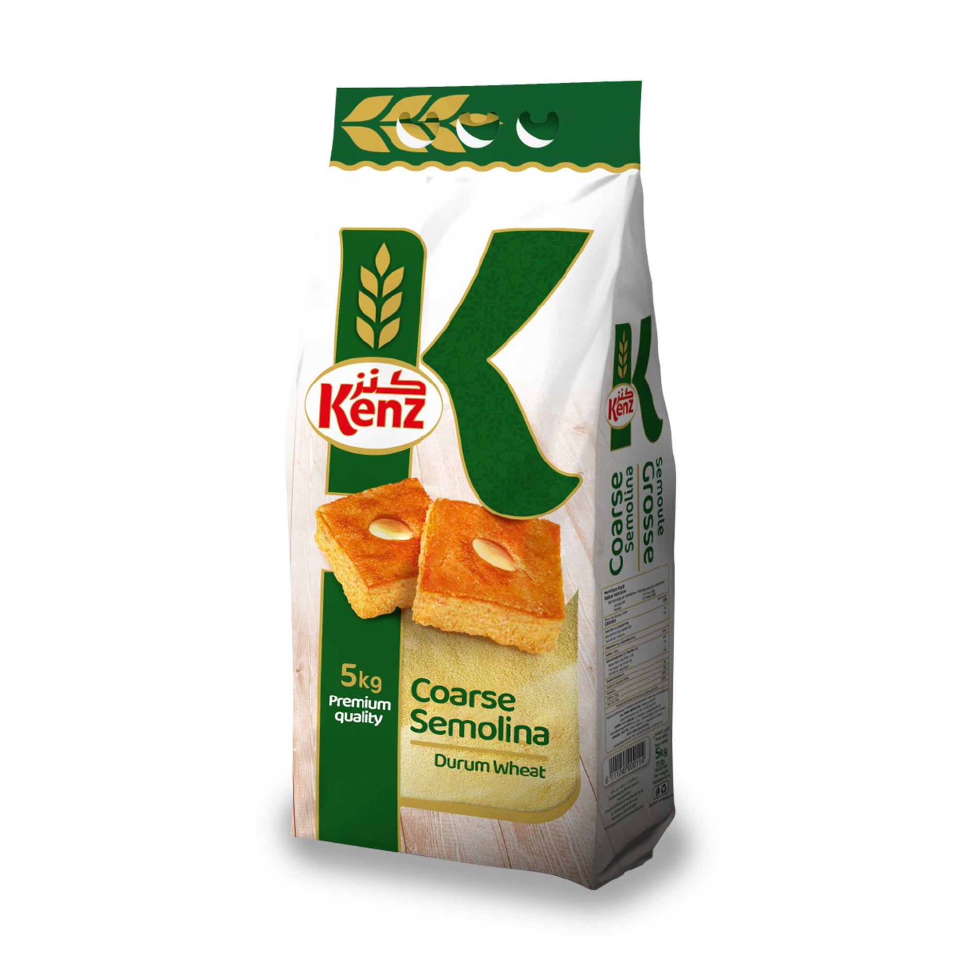 Kenz Coarse Durum Semolina 5Kg Bag