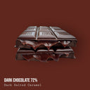 Single Origin Dark Perú 72% with Dark Chocolate Salted Caramel 110g