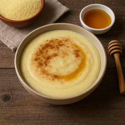 Semolina Porridge (Belboula) for Breakfast