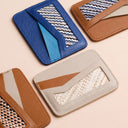 IDYR Tahaddunt Card Holder in Beige | Handmade Luxury Moroccan Leather Accessory