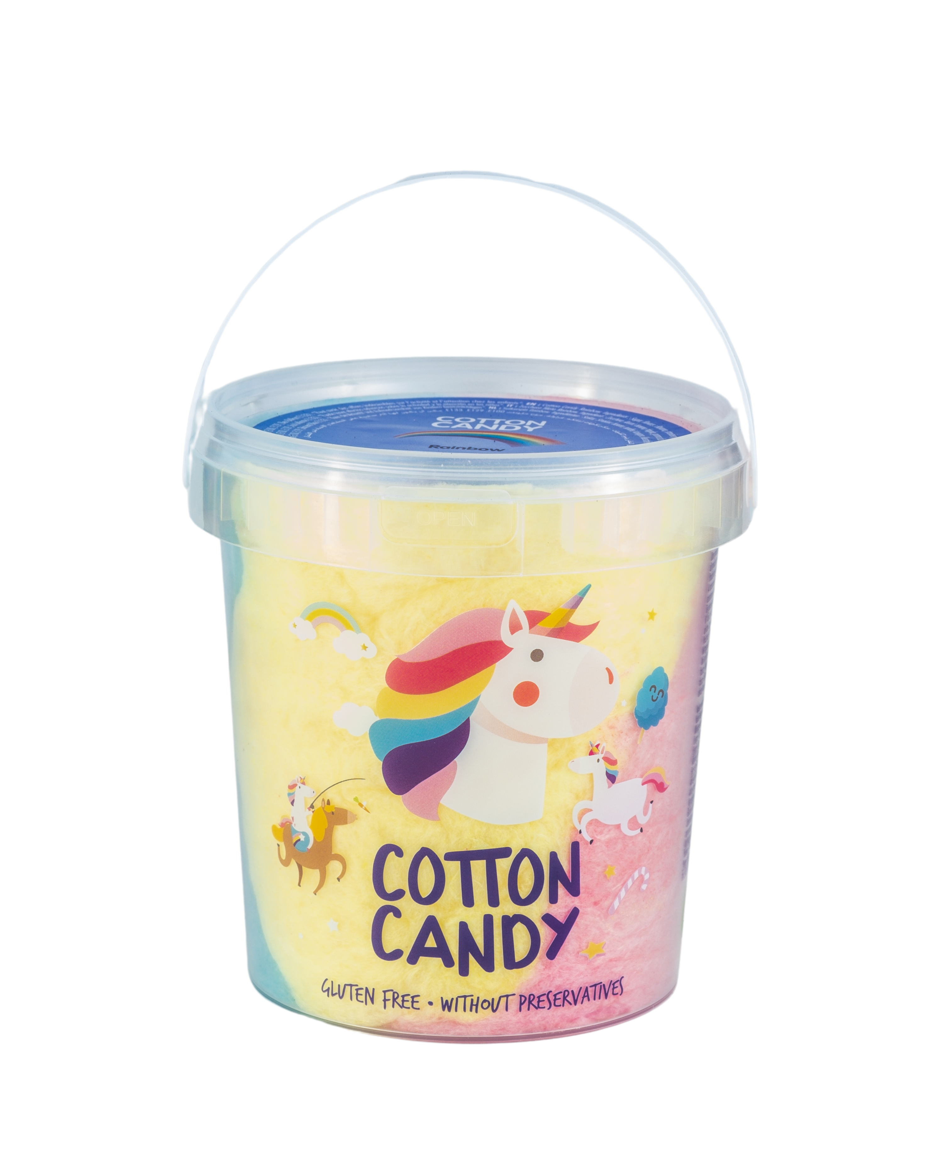 Soho Snacks Cotton Candy Floss Rainbow Bucket