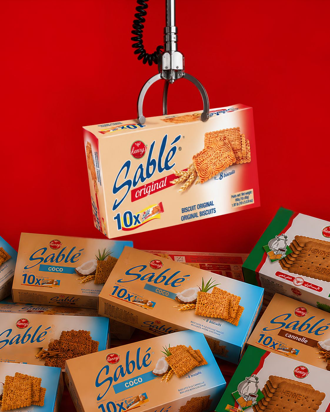 Henry's Sable Original (8 Biscuits) Pack Of 10