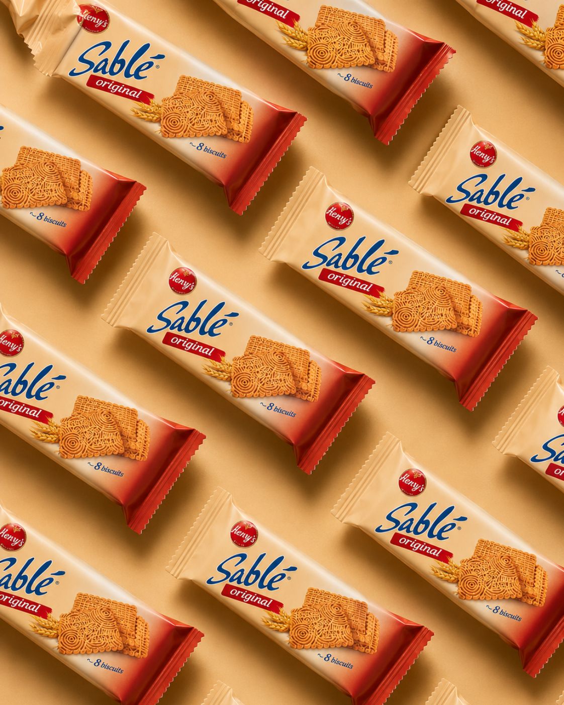 Henry's Sable Original (8 Biscuits) Pack Of 10