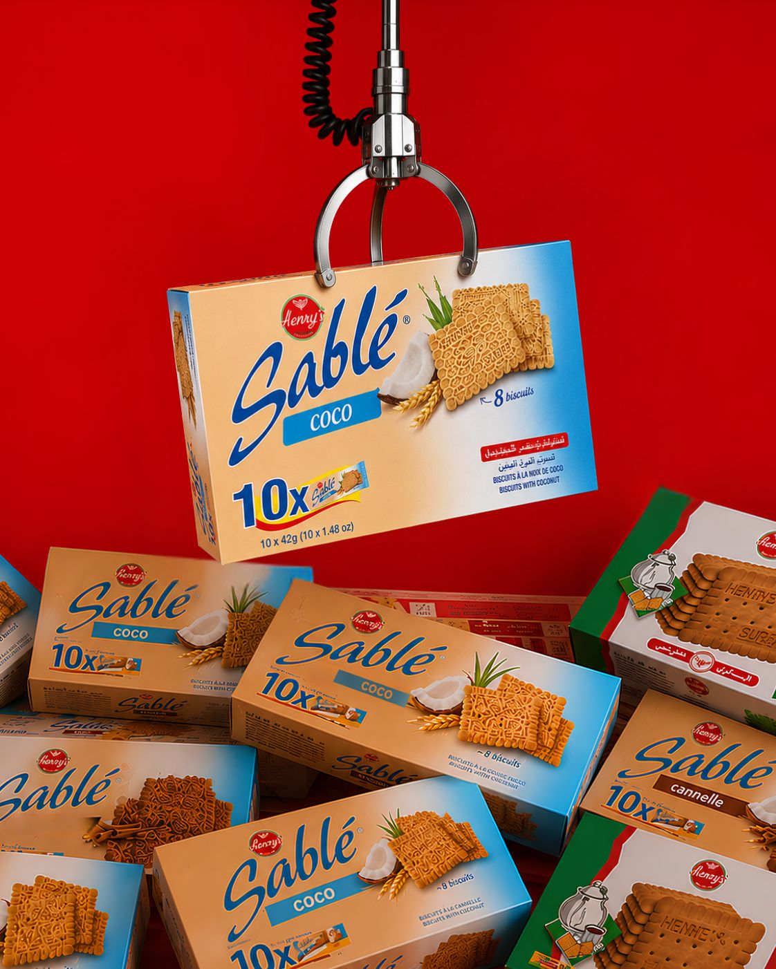 Henry's Sable Coconut (8 Biscuis) Pack Of 10