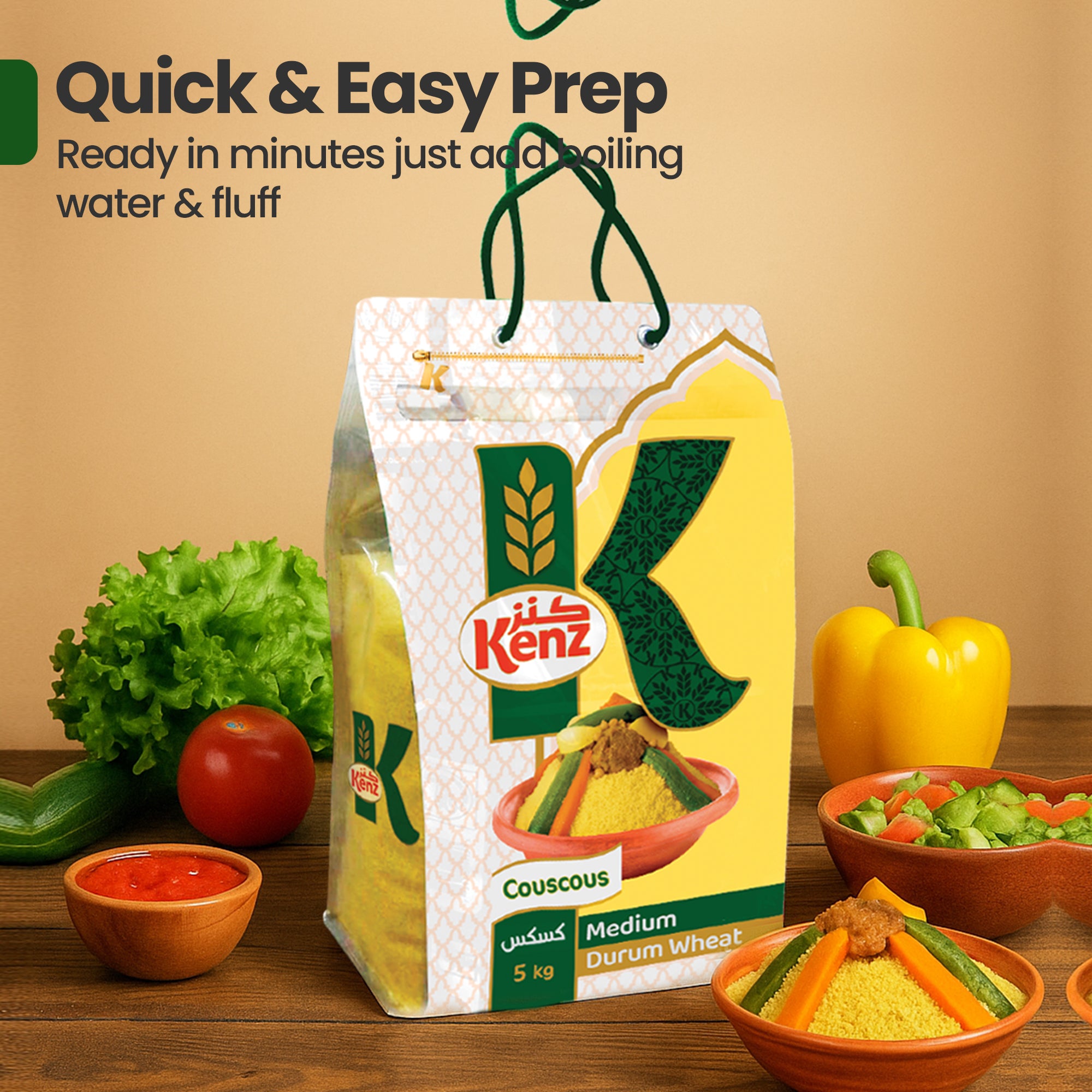 Kenz Medium Couscous 5kg Bag