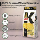 Kenz Finot Extra Fine Semolina 5kg Bag