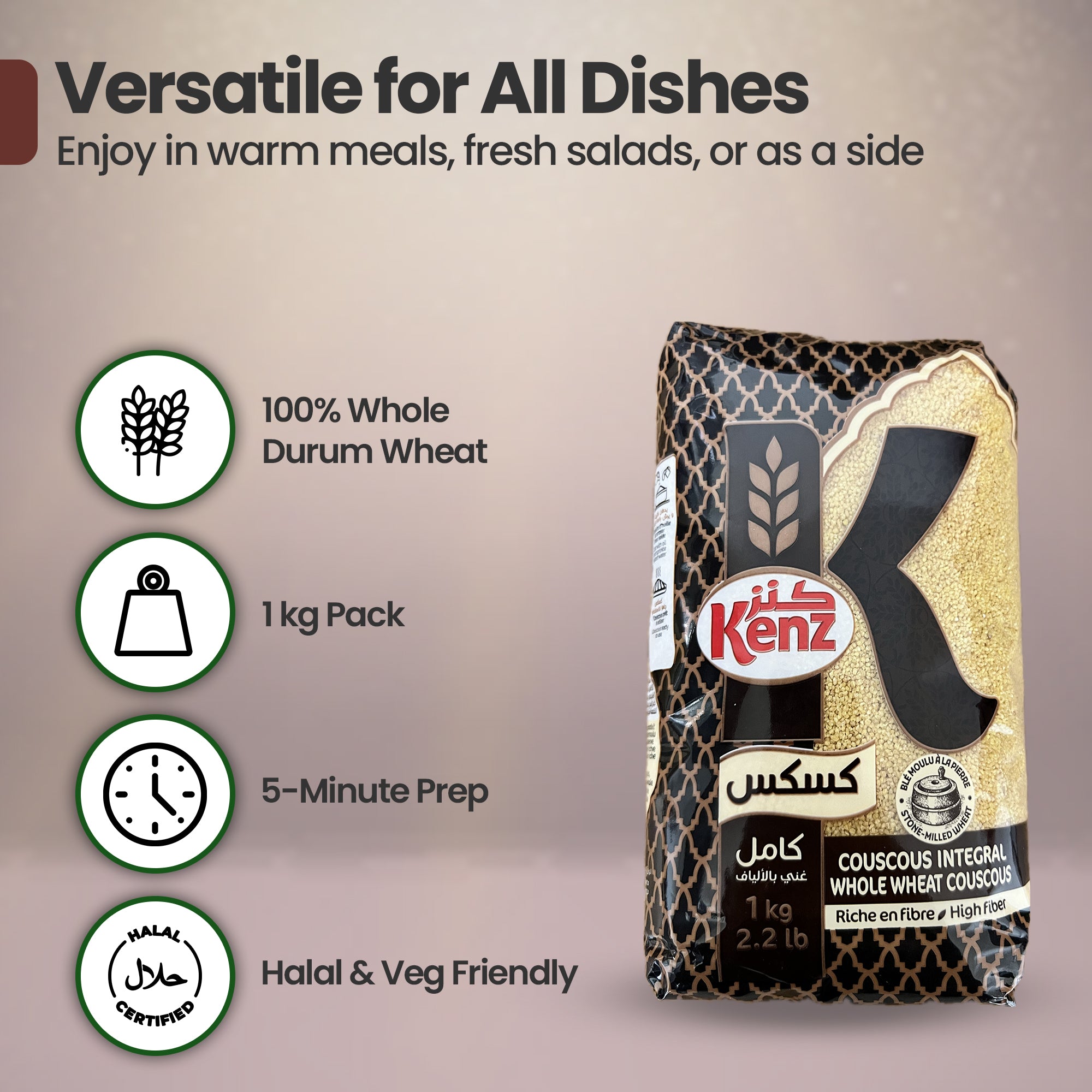 Kenz Integral Wholewheat Couscous
