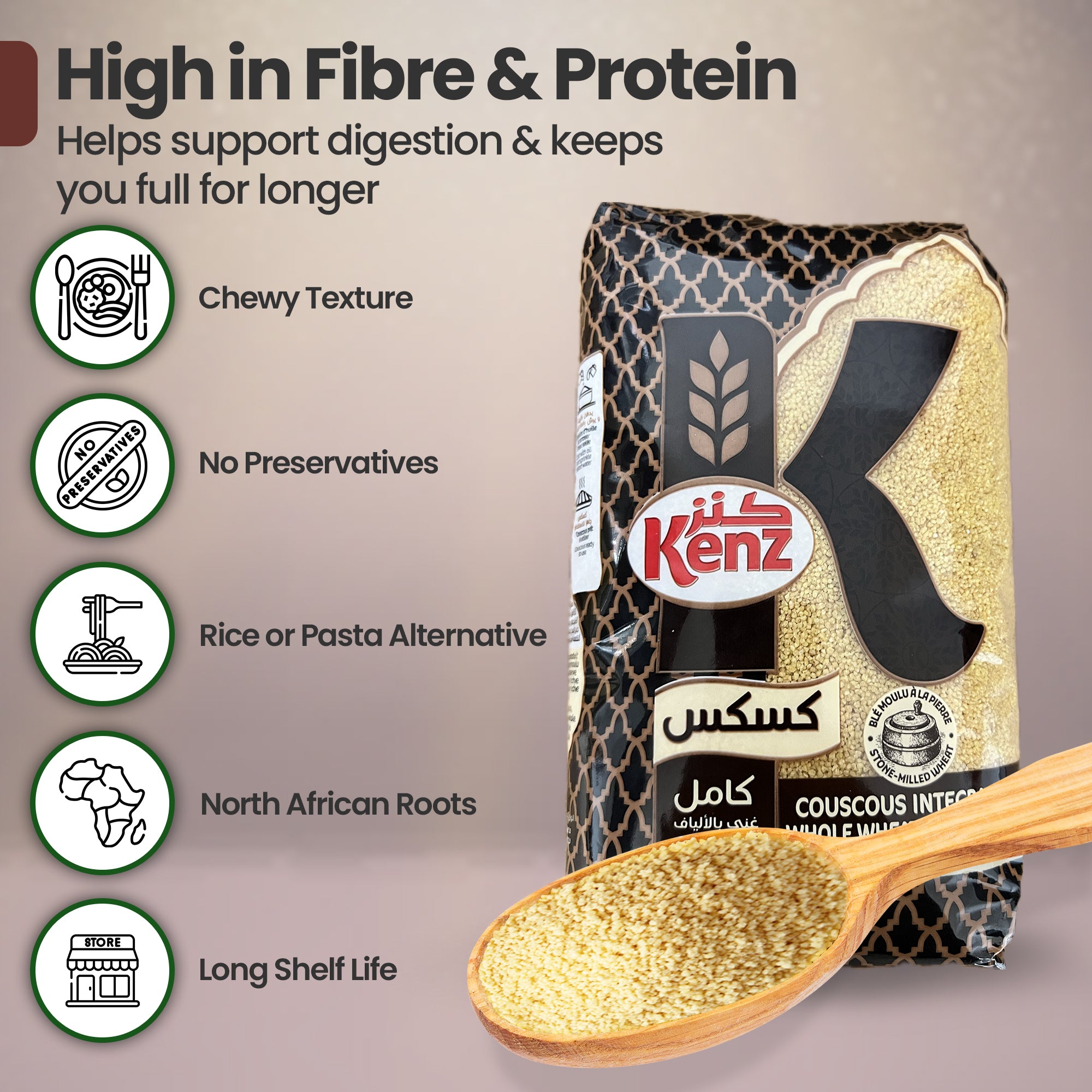 Kenz Integral Wholewheat Couscous