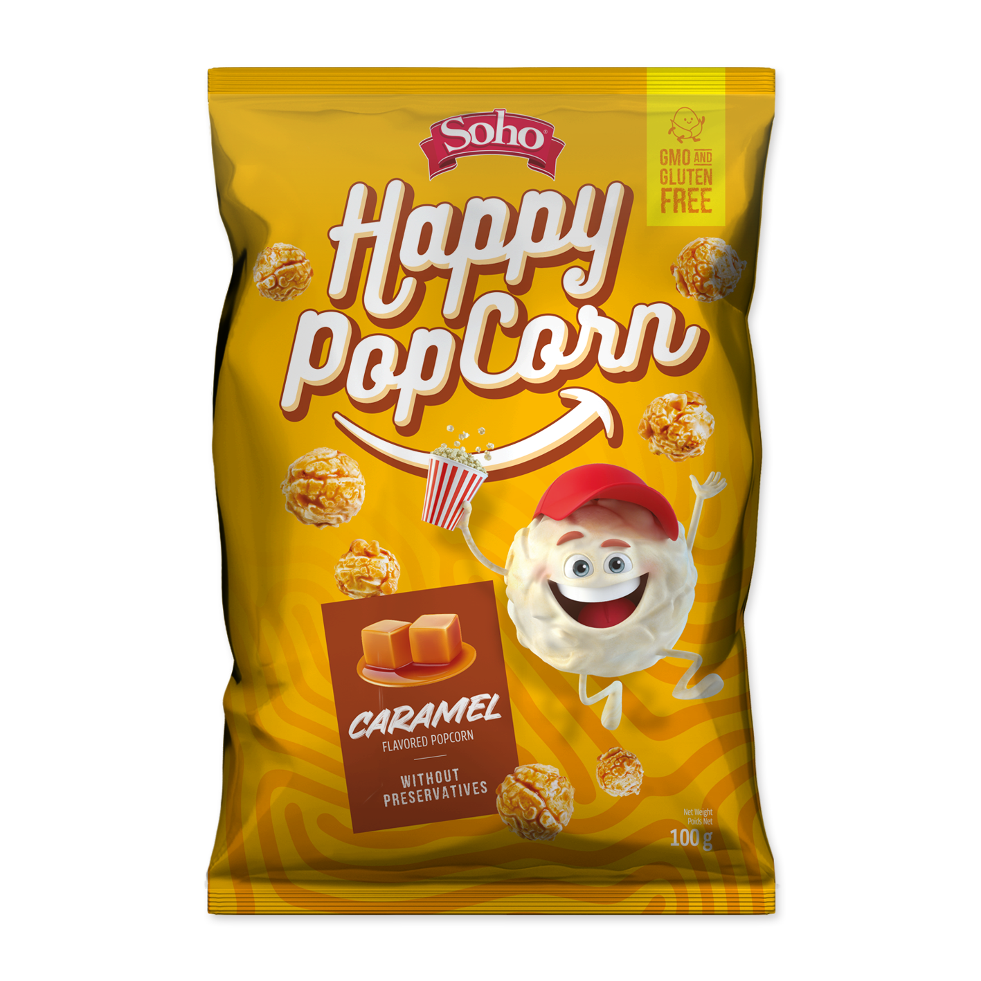 Soho Snacks Caramel Flavour Popcorn