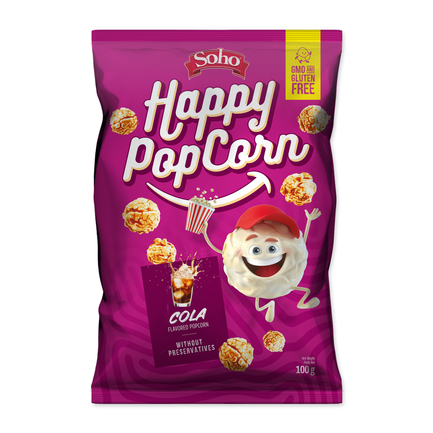 Soho Snacks Cola Flavour Popcorn
