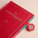 IDYR Emyry Bookmark in Red | Handmade Luxury Moroccan Leather Bookmark