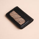IDYR Nudu Pocket Wallet in Black | Handmade Luxury Moroccan Leather Accessory