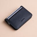 IDYR Nudu Pocket Wallet in Blue | Handmade Luxury Moroccan Leather Accessory