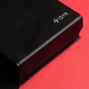 IDYR Coffret Afessas Wallet with Chain in Red  | Handmade Moroccan Leather & Boucherouite