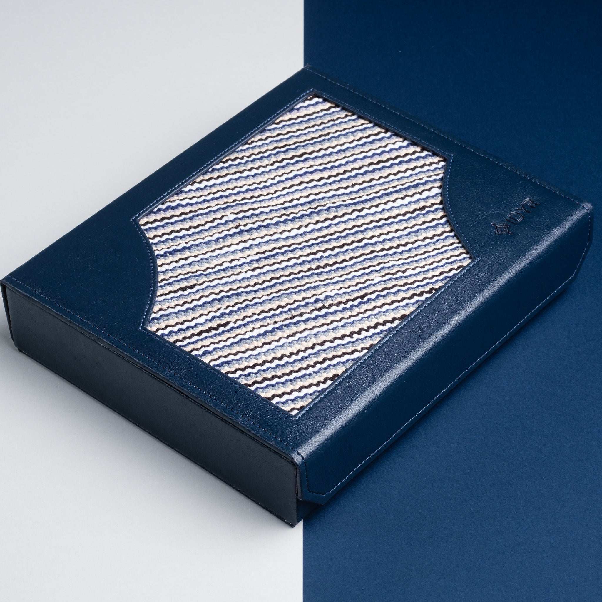 IDYR Safar II Premium Travel Gift Set Blue | Handmade Luxury Moroccan Leather