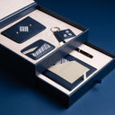 IDYR Tawant Gift Set in Blue   | Handmade Luxury Moroccan Leather Coffret