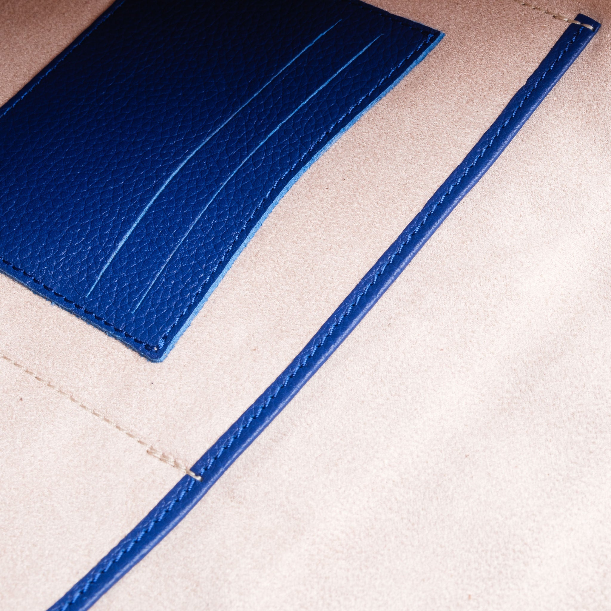 IDYR Ltam Ikhoy 13 Tablet & PC Sleeve in Blue  | Handmade Luxury Leather