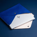 IDYR Ltam Ikhoy 13 Tablet & PC Sleeve in Blue  | Handmade Luxury Leather