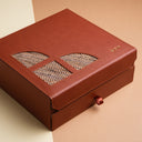 IDYR Tawant Gift Set in Brown  | Handmade Luxury Moroccan Leather Coffret