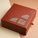 IDYR Tawant Gift Set in Brown  | Handmade Luxury Moroccan Leather Coffret