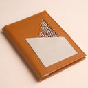 IDYR Kennash Notebook Cover Set in Brown | Handmade Moroccan Leather & Boucherouite