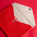 IDYR Ltam Ikhoy 10 Tablet & PC Sleeve in Red | Handmade Luxury Leather