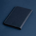IDYR Ahaddoun Passport Holder in Blue | Handmade Leather & Boucherouite