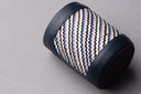 IDYR Akas Pen Holder Blue  | Handmade Handwoven Moroccan Leather Desk Accessory