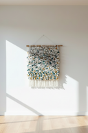 Idyr Hand Knotted Recycled Textile Boucherouite Wall Hanging Rug