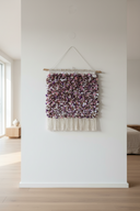 Idyr Hand Knotted Recycled Textile Boucherouite Wall Hanging Rug