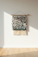 Idyr Hand Knotted Recycled Textile Boucherouite Wall Hanging Rug