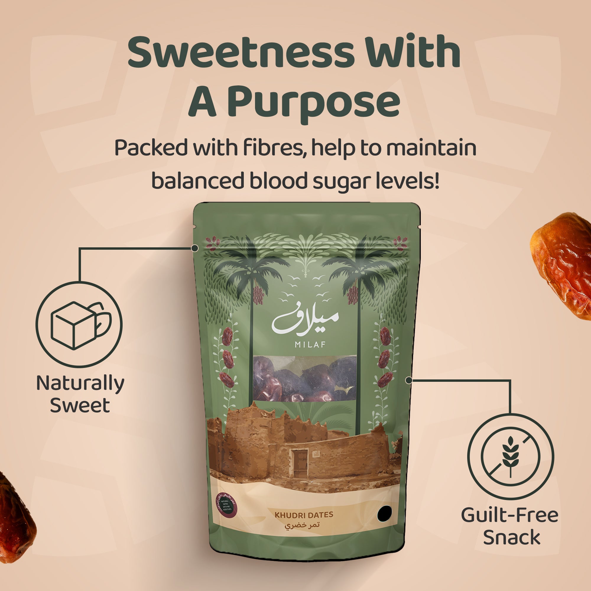 Milaf Khudri Premium Dates