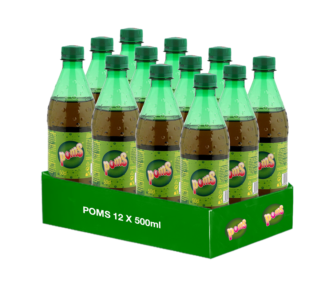 Poms 500ml Plastic Bottle (Pack of 12)