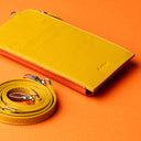 IDYR Aghlane Multifunctional Wallet in Orange & Yellow | Handmade Moroccan Leather