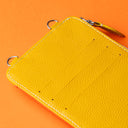 IDYR Aghlane Multifunctional Wallet in Orange & Yellow | Handmade Moroccan Leather