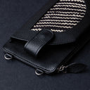 IDYR Aghlane Multifunctional Wallet in Black| Handmade Moroccan Leather