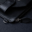 IDYR Aghlane Multifunctional Wallet in Black| Handmade Moroccan Leather