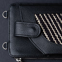 IDYR Aghlane Multifunctional Wallet in Black| Handmade Moroccan Leather