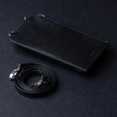 IDYR Aghlane Multifunctional Wallet in Black| Handmade Moroccan Leather