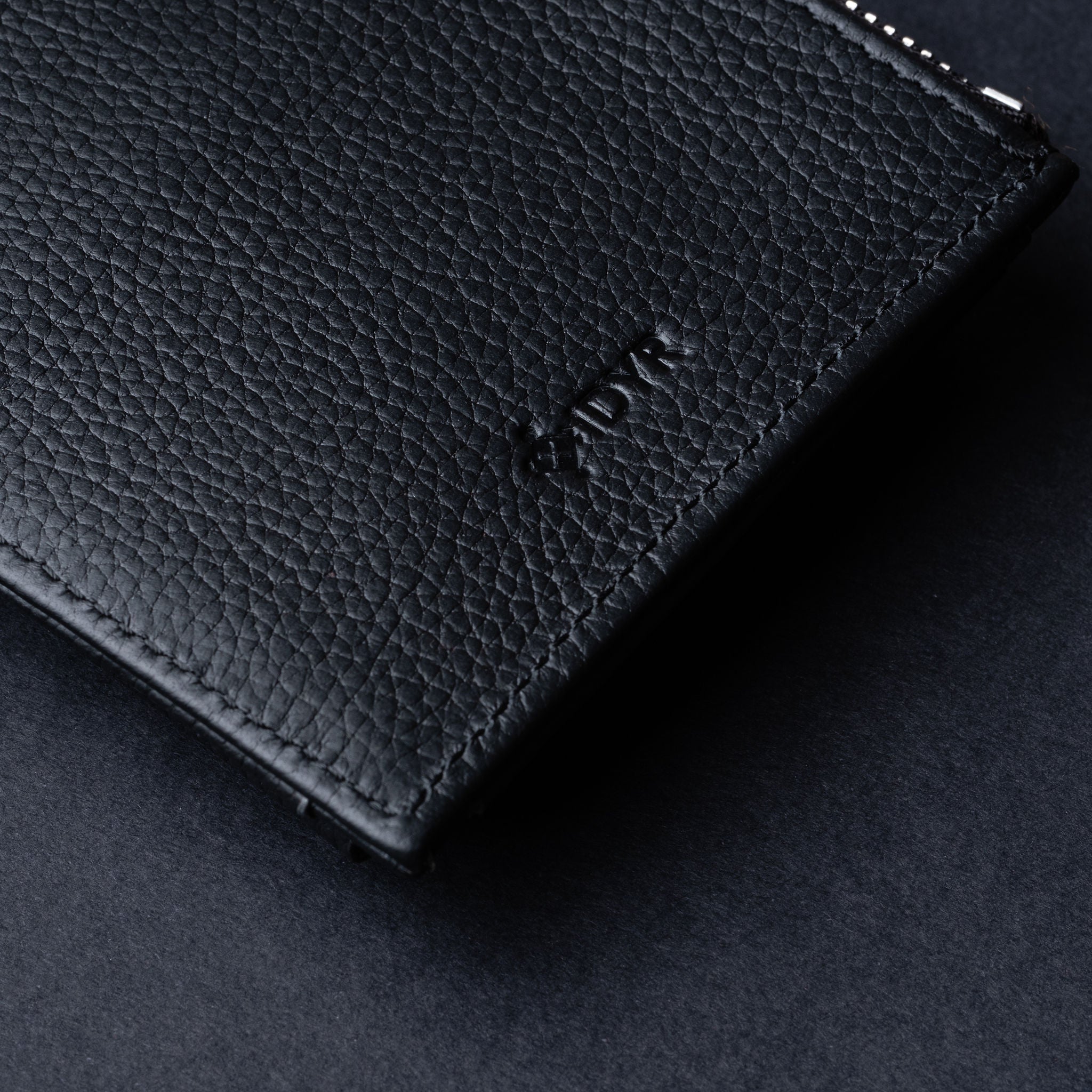 IDYR Aghlane Multifunctional Wallet in Black| Handmade Moroccan Leather
