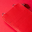 IDYR Aghlane Multifunctional Wallet in Red| Handmade Moroccan Leather