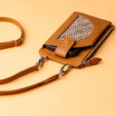 IDYR Aghlane Multifunctional Wallet in Brown | Handmade Moroccan Leather