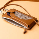IDYR Aghlane Multifunctional Wallet in Brown | Handmade Moroccan Leather