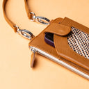 IDYR Aghlane Multifunctional Wallet in Brown | Handmade Moroccan Leather