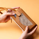 IDYR Aghlane Multifunctional Wallet in Brown | Handmade Moroccan Leather