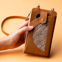 IDYR Aghlane Multifunctional Wallet in Brown | Handmade Moroccan Leather