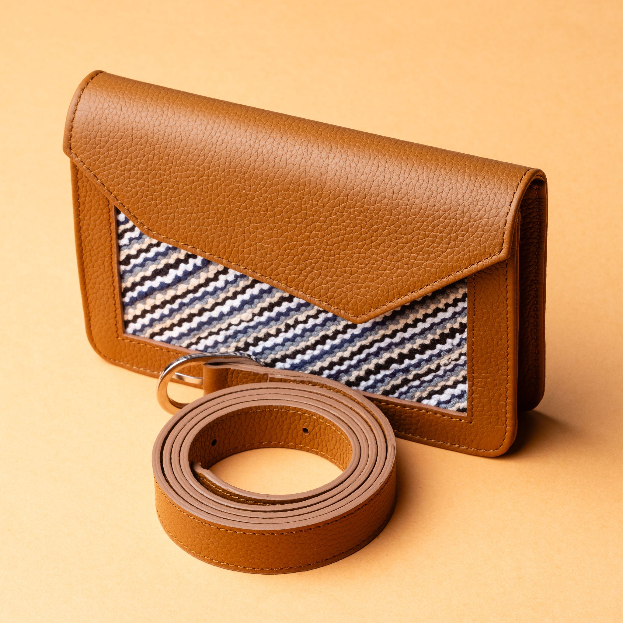IDYR Raml Waist Bag in Brown | Handmade Luxury Moroccan Leather