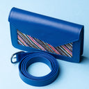 IDYR Raml Waist Bag in Blue | Handmade Luxury Moroccan Leather