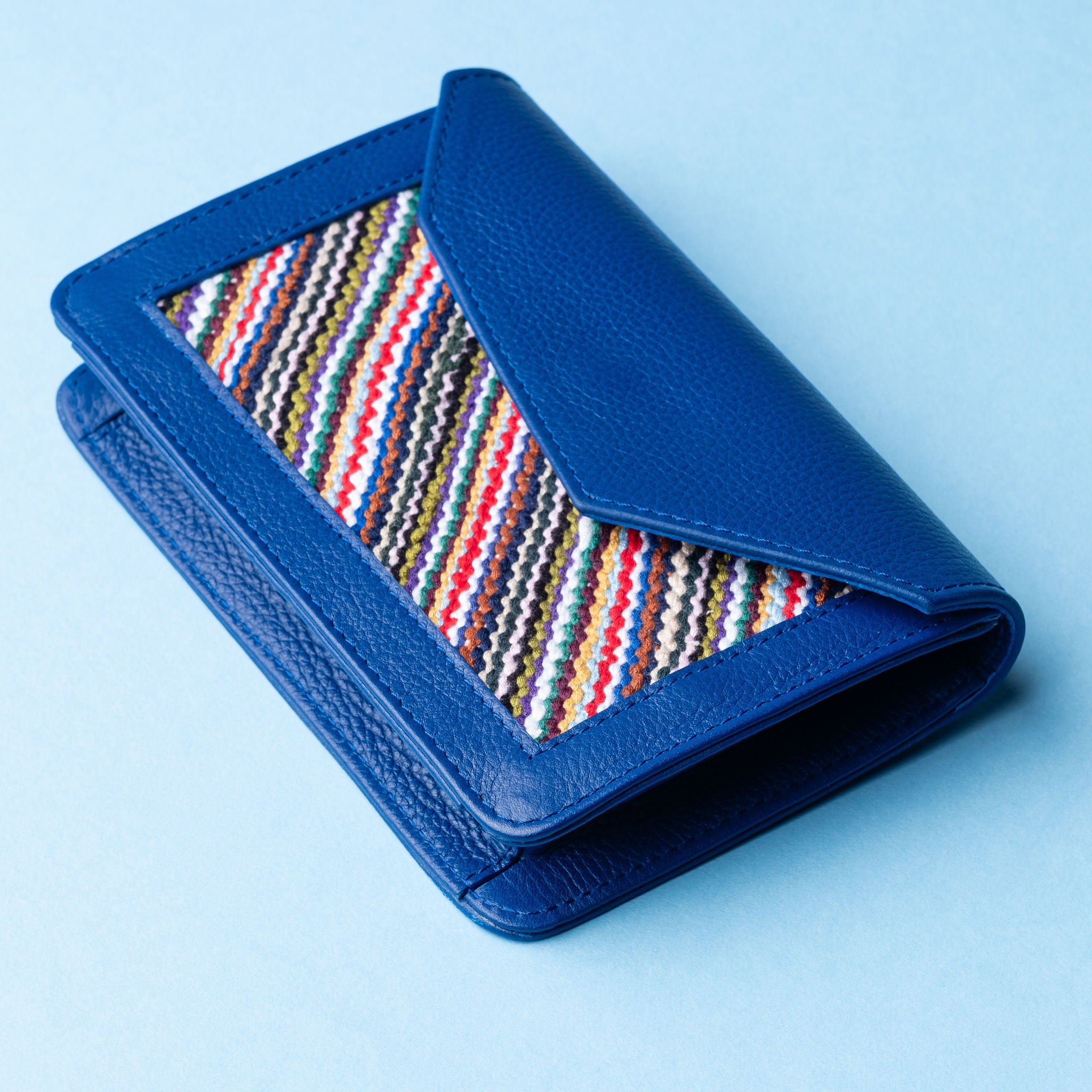 IDYR Raml Waist Bag in Blue | Handmade Luxury Moroccan Leather