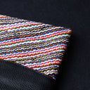 IDYR Khyam Woven Leather Clutch in Black | Handmade Moroccan Artisan Bag